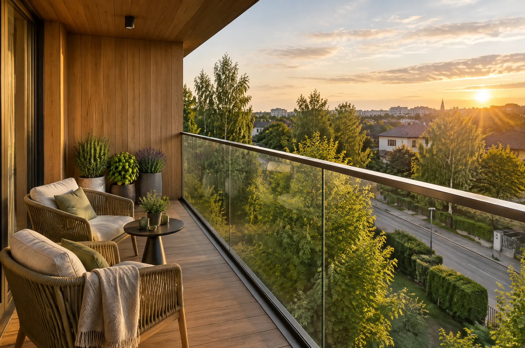 Wizualizacja: Balkon